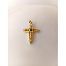 ΓΥΝΑΙΚΕΙΟΣ ΣΤΑΥΡΟΣ ΧΡΥΣΟ K14 με Ημιπολύτιμους λίθους CRG103 - 1167G